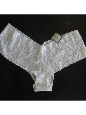 Premiere Collection Stretch Lace Panties - White - 3XL - NEW